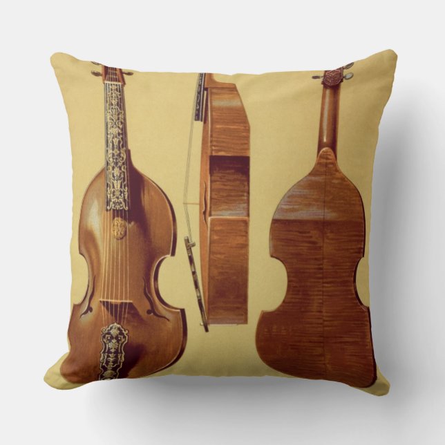 Almofada d'Amore da viola, século XVIII, 'de Instrum (Frente)