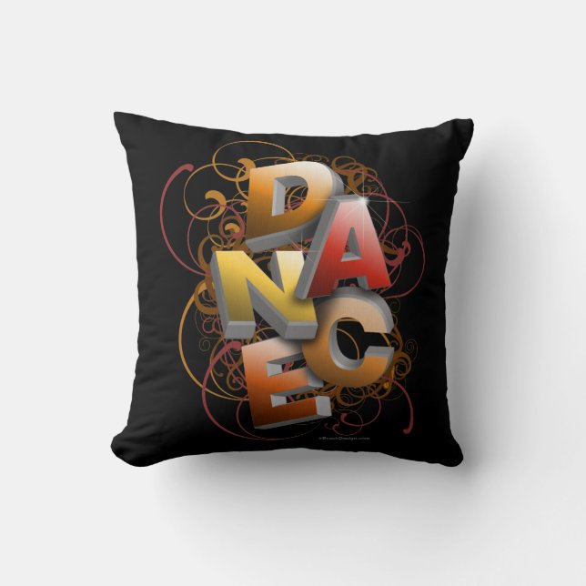 Almofada Dança 3D (Queda) (Frente)