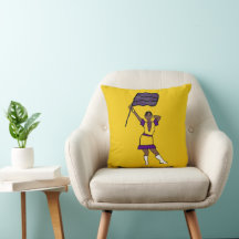 Dançarino de Sinalizador Amarelo Roxo #1