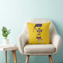 Dançarino de Sinalizador Amarelo Roxo nº 2 Travess