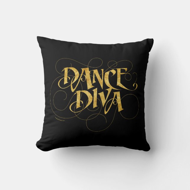 Almofada Dance Diva Travesseiro decorativo (Frente)