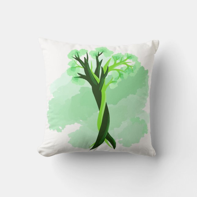 Almofada Dansing Trees in Love, Loving Casal, Casamento (Frente)