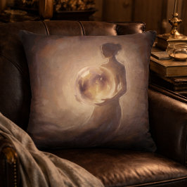 Almofada Dark Academia Moody Feminine Art