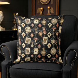 Almofada Dark Alice Rustic Pattern