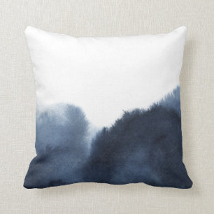 Almofada Dark Blue Watercolor soft
