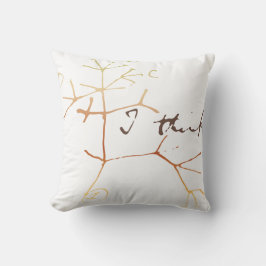 Almofada Darwin, eu penso a árvore da vida