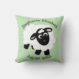 Almofada Data de nascimento Travesseiro decorativo de Carto