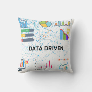 Almofada Data Driven Analytics Throw Pillow