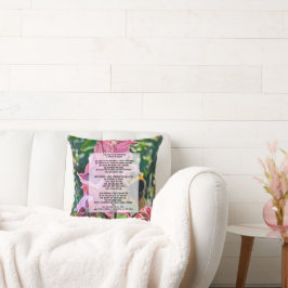 Almofada David Psalm 23 biblical quote