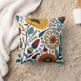 Almofada Dazzling Daisy Delight: Uma Moda Floral Favorita