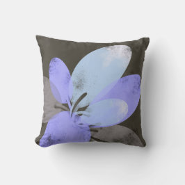 Almofada de Acabamento com Flor Roxa – Arte Floral
