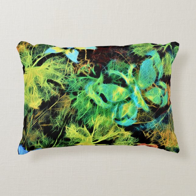 Almofada de Acentos Rodilius com Borboleta e Flor (Frente)