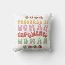 Almofada de Algodão Frase da Mulher Empoderada Pro
