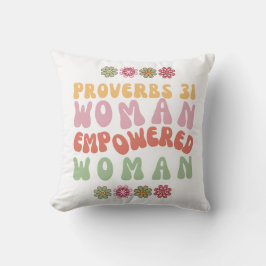 Almofada de Algodão Frase da Mulher Empoderada Pro