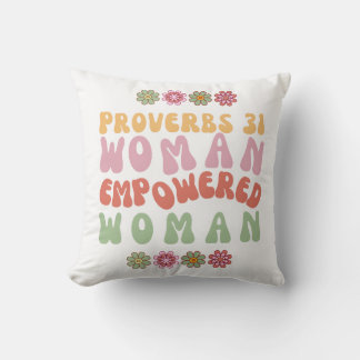 Almofada de Algodão Frase da Mulher Empoderada Pro