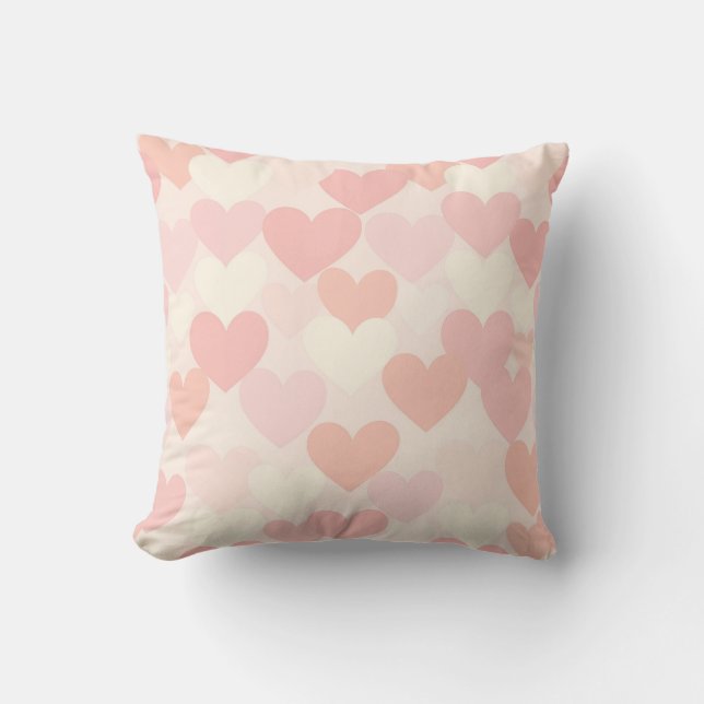 Almofada de Amor Personalizada – Coração Romântico (Frente)