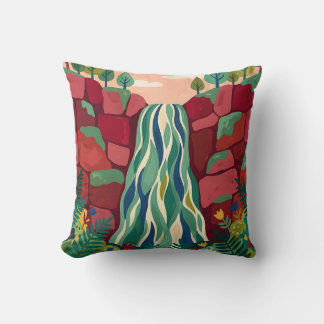 Almofada de Arremesso Cachoeira – Jardim Carmesim