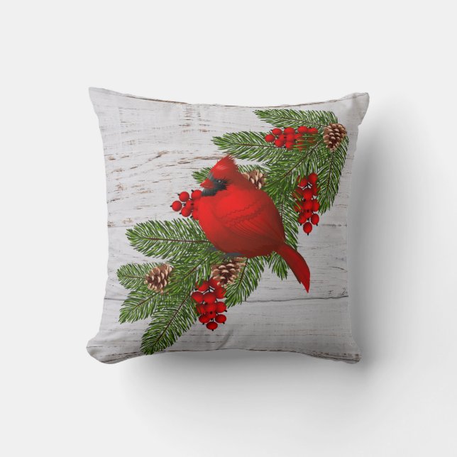 Almofada de Arremesso-Cardinal de Natal (Frente)