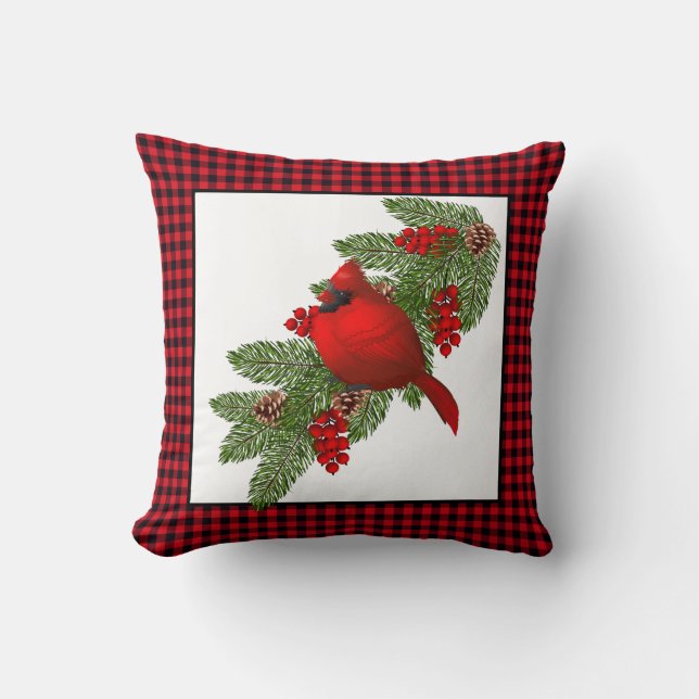 Almofada de Arremesso-Cardinal de Natal (Frente)