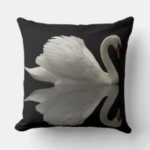 Almofada de Arremesso Cisne Branco