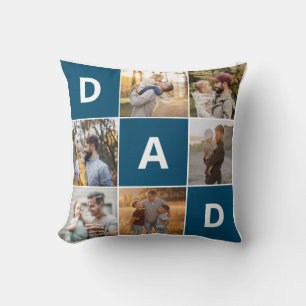 Almofada de Arremesso com Foto do Papai para o Dia
