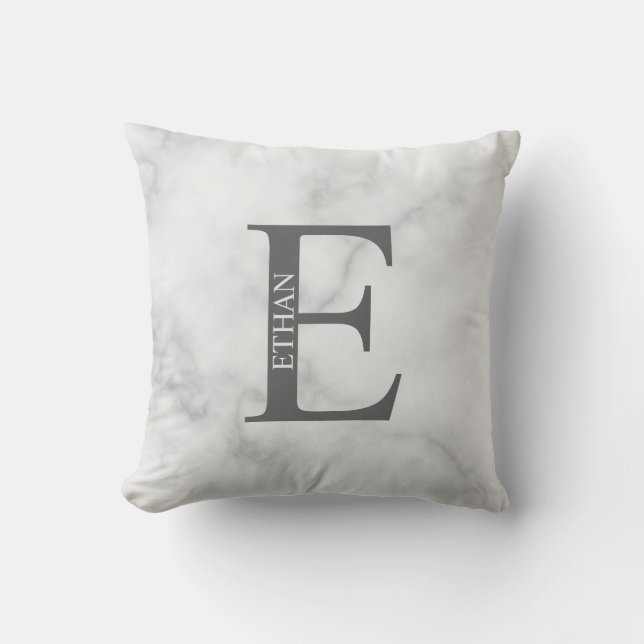 Almofada de Arremesso com Monograma e Nome Persona (Frente)