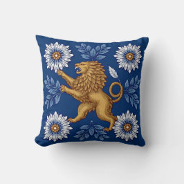 Almofada de Arremesso com Motivo de Leão Heritage