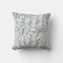 Almofada de Arremesso com Padrão de Desenho Floral