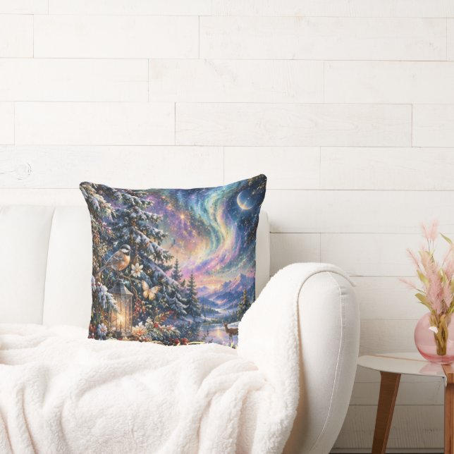 Almofada de Arremesso Cozy Winter Vibes com Nomes  (Sofá)