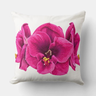 Almofada de Arremesso de Amarílis Magenta Quente d
