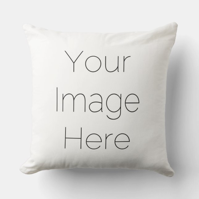 Almofada de Arremesso de Foto Personalizada Simple (Frente)