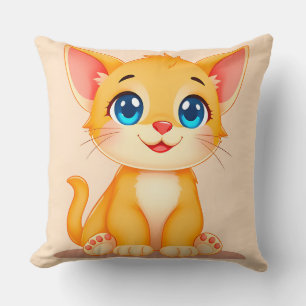 Almofada de Arremesso de Gato Fofo Presente Decora