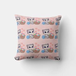 Almofada de Arremesso de Kitten & Yarn