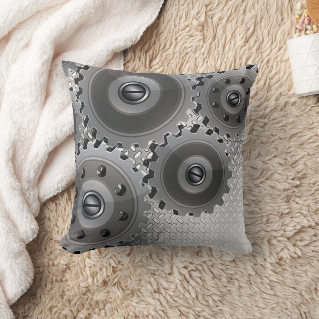 Almofada de Arremesso de Metal Gears (Cobertor)