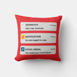 Almofada de Arremesso de Notificação de Telefone E