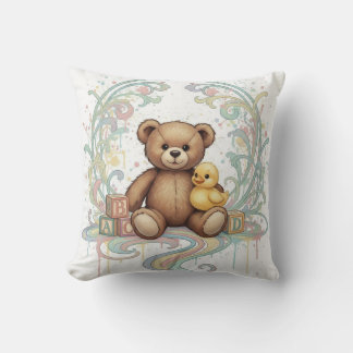 Almofada de Arremesso de Urso de Pelúcia