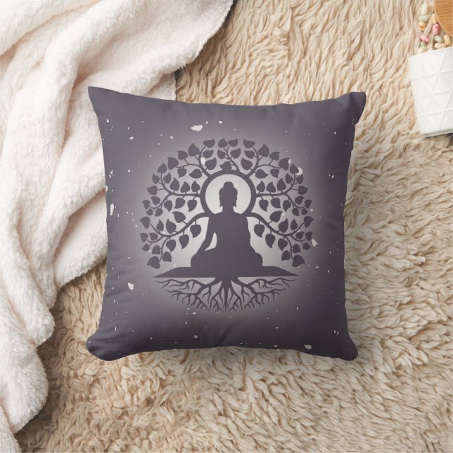 Almofada de Arremesso de Yoga Quadrada (Cobertor)