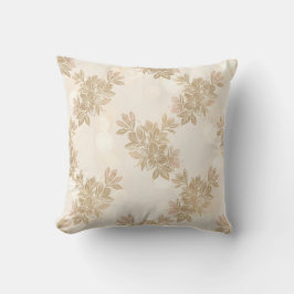Almofada de Arremesso Floral Azaléia Champagne