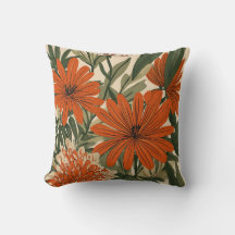 Almofada de Arremesso Floral Botânica Moderna | Tr