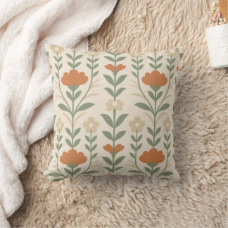 Almofada de Arremesso Floral Escandinava Moderna