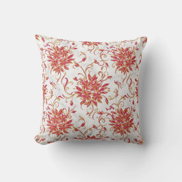 Almofada de Arremesso Floral Sem Costura