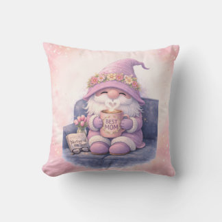 Almofada de Arremesso Gnome Melhor Mãe 40x40cm