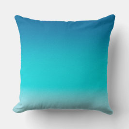 Almofada de Arremesso Gradiente Azul para Verde-Az