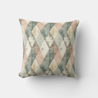 Almofada de Arremesso Harlequim Retro Francês