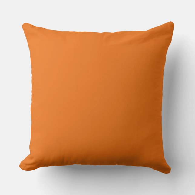 Almofada de Arremesso Laranja 50 cm x 50 cm (Frente)