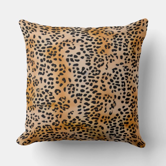 Almofada de Arremesso Leopardo (Frente)