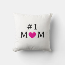Almofada de Arremesso Número Um Mãe Personalizada
