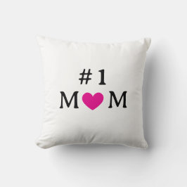 Almofada de Arremesso Número Um Mãe Personalizada