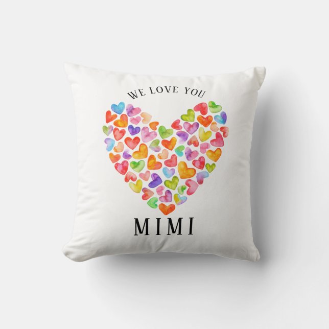 Almofada de Arremesso One Loved Mimi (Frente)