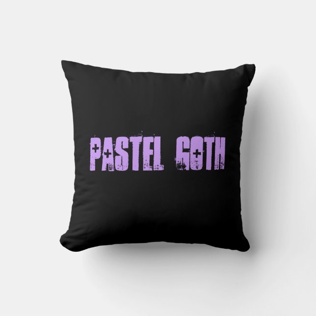 Almofada de Arremesso Pastel Goth Reversível (Frente)